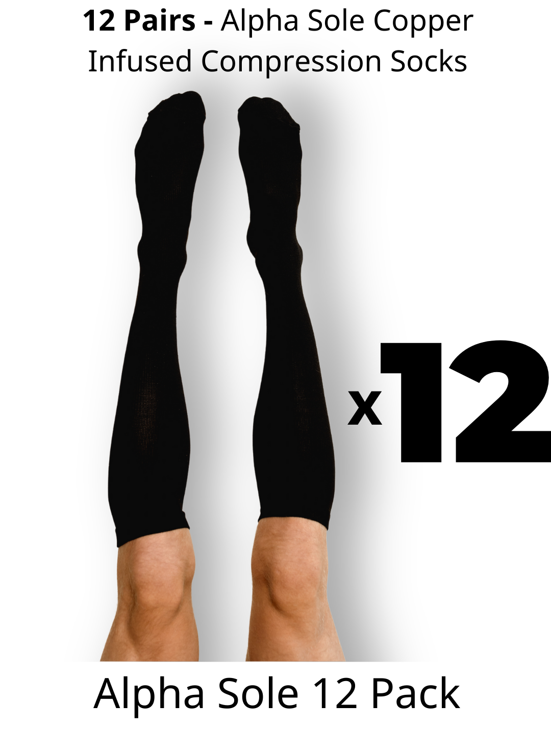 Alpha Compression Socks - BFCM Sale - 12 Pack