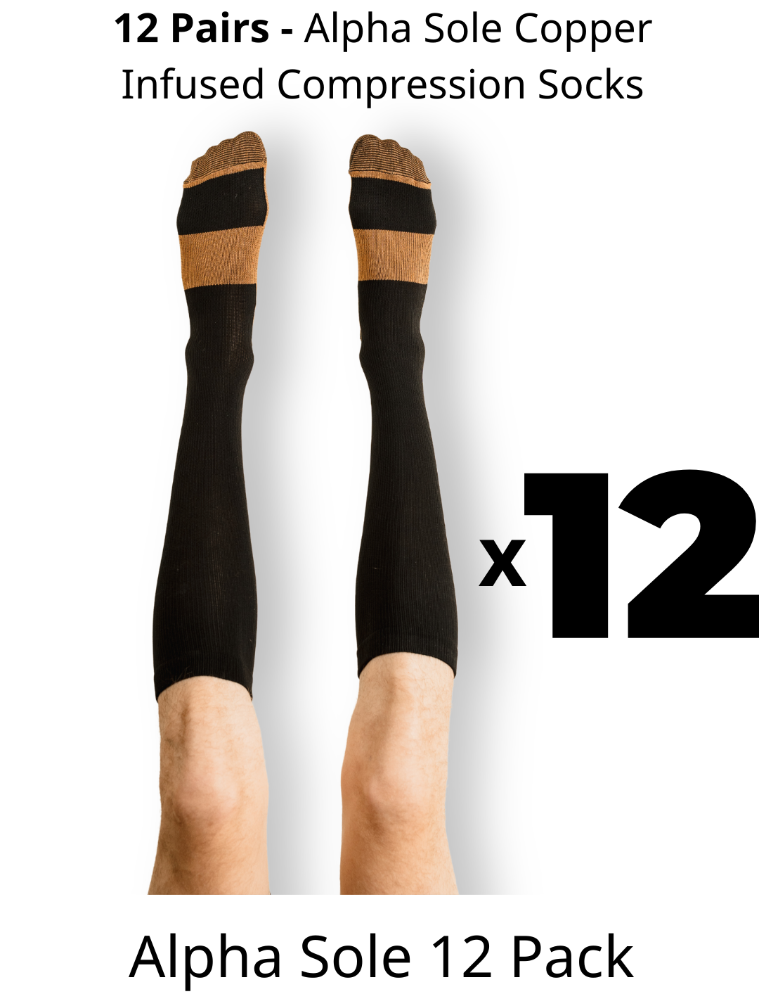 Alpha Compression Socks - BFCM Sale - 12 Pack