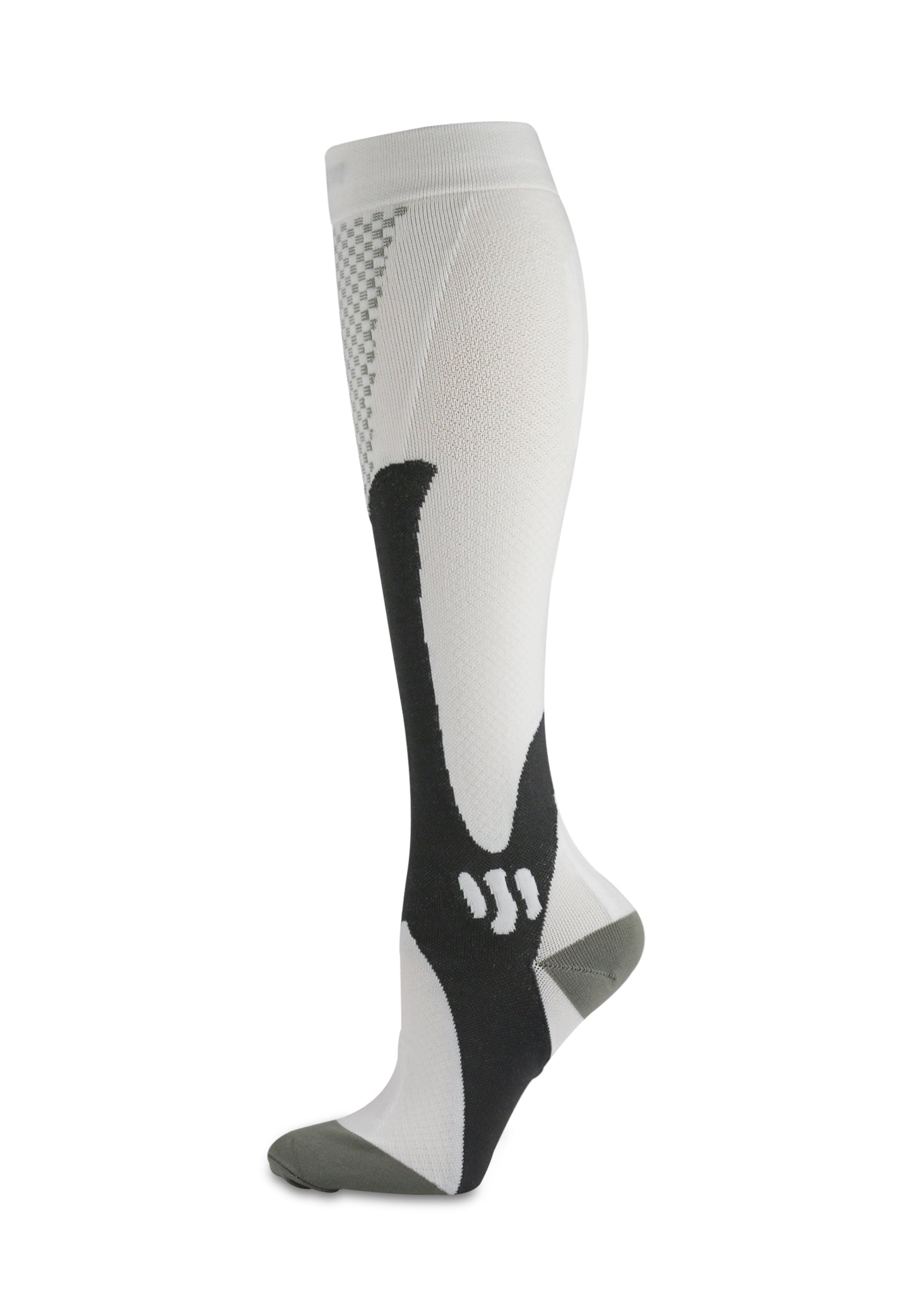 Knee High WHITE + GREY