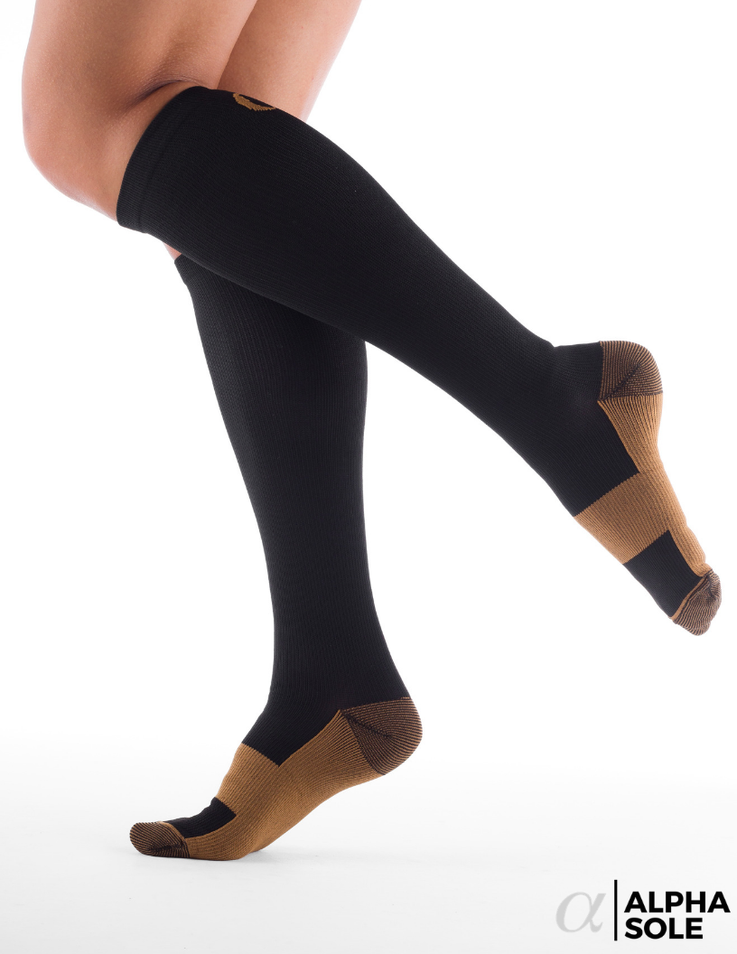 Alpha Copper Infused Compression Socks - New Year Special