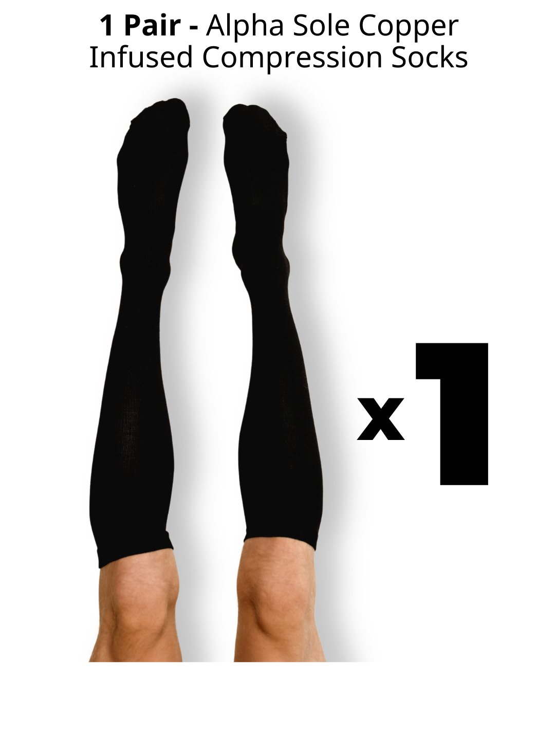 Alpha Copper Infused Compression Socks Alpha Sole