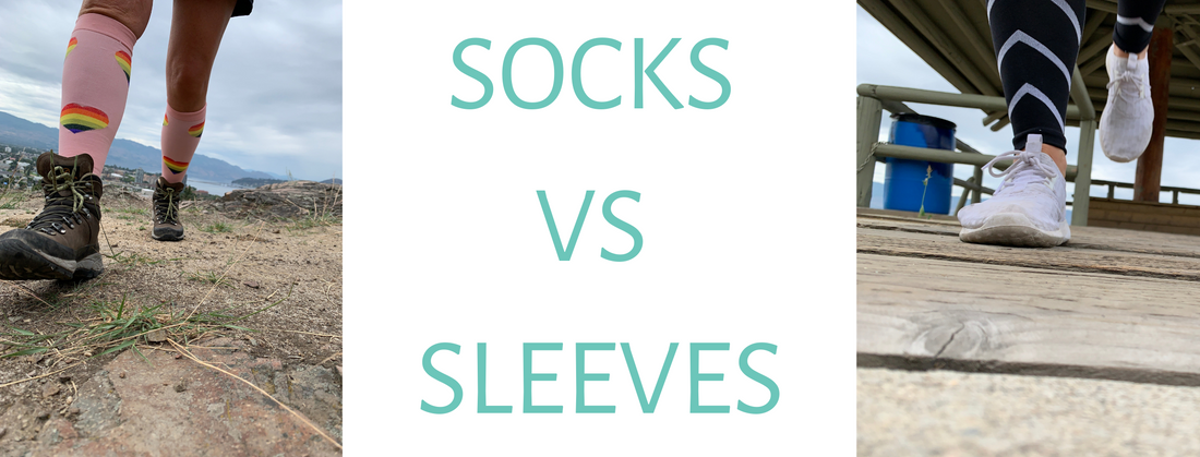 Compression Socks VS. Sleeves - Which One is Right For YOU?