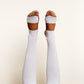 White Copper Infused Compression Socks - FREE