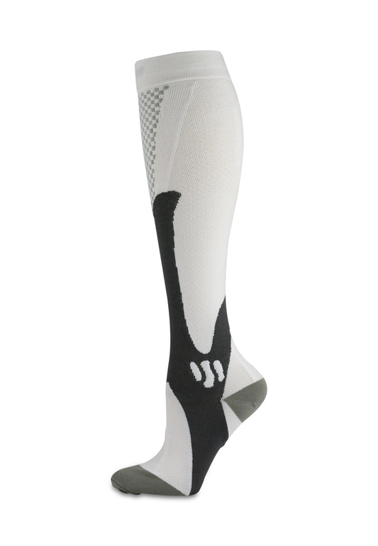Knee High WHITE + GREY