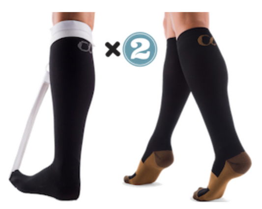 2 x The Alpha Sock + 1 Pair of Copper Infused Compression Socks